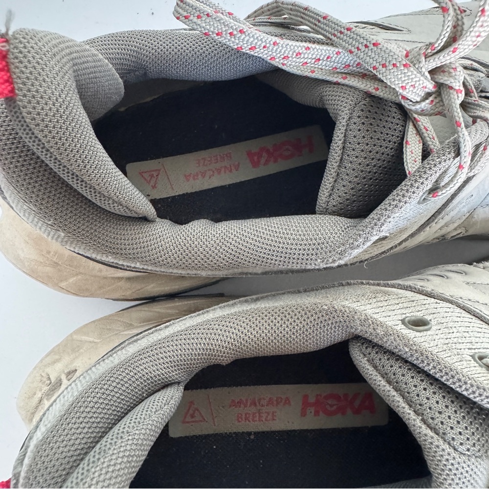 Hoka One One Men's Gray Trail Running Shoes - Picture 11 of 11